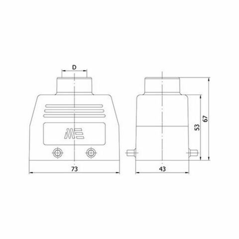 METE ENERJİ 10X16A. ÇOKLU UZATMA FİŞİ ÜST GİRİŞLİ 403113