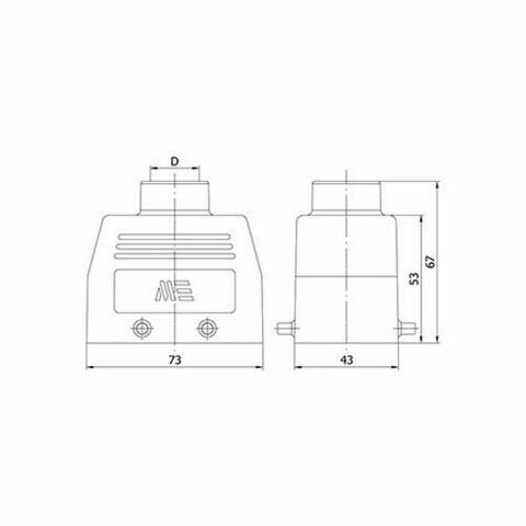 METE ENERJİ 10X16A. ÇOKLU UZATMA PRİZİ ÜST GİRİŞLİ 403114