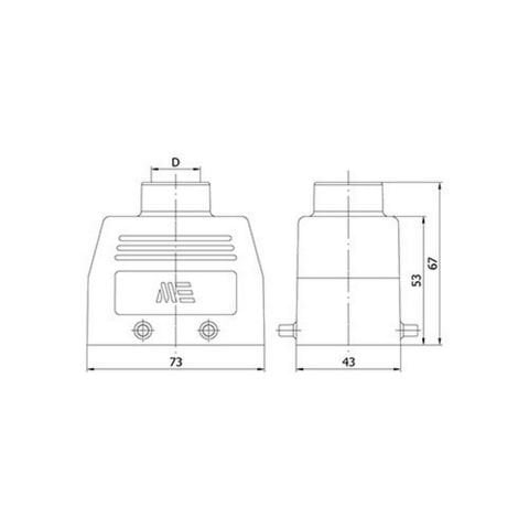 METE ENERJİ 10X16A. ÇOKLU UZATMA PRİZİ ÜST GİRİŞLİ 403114