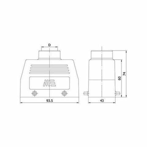 METE ENERJİ 16X16A. ÇOKLU UZATMA FİŞİ ÜST GİRİŞLİ 403116