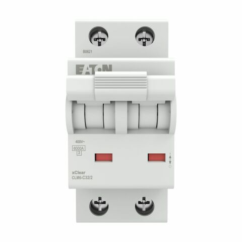 EATON CLM6-C32/2 Minyatür Devre Kesici - 6kA - C eğrisi - 2x32A-EATON