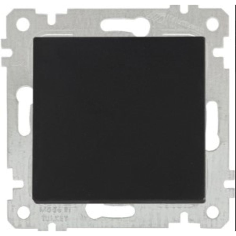 MUTLUSAN RİTA MEK TUŞ ÇİFT KUTUPLU ANAHTAR(VİDALI) SİYAH