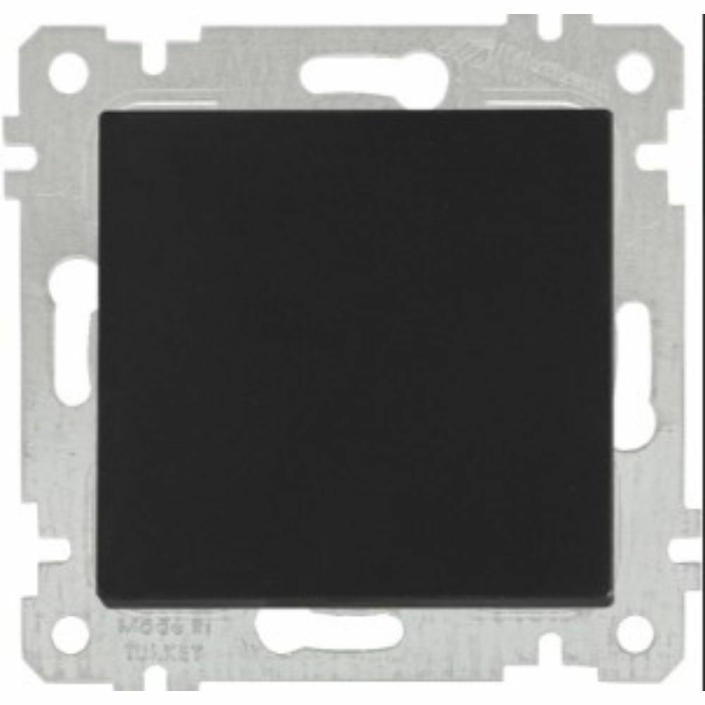 MUTLUSAN RİTA MEK TUŞ ÇİFT KUTUPLU ANAHTAR(VİDALI) SİYAH