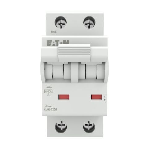 EATON CLM6-C25/2 Minyatür Devre Kesici - 6kA - C eğrisi - 2x25A-EATON