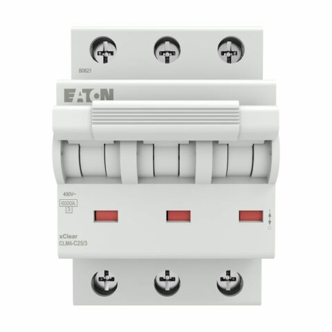EATON CLM6-C25/3 Minyatür Devre Kesici - 6kA - C eğrisi - 3x25A-EATON