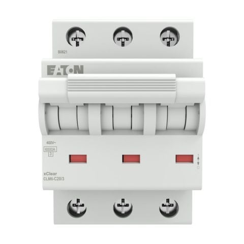 EATON CLM6-C20/3 Minyatür Devre Kesici - 6kA - C eğrisi - 3x20A-EATON