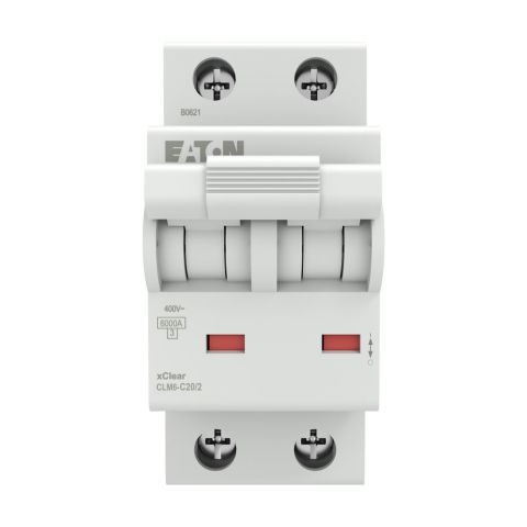 EATON CLM6-C20/2 Minyatür Devre Kesici - 6kA - C eğrisi - 2x20A-EATON