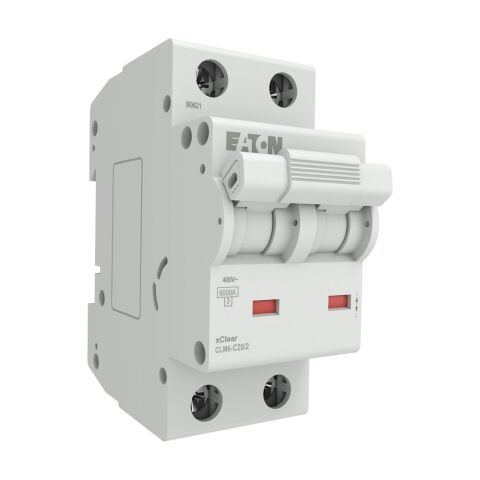 EATON CLM6-C20/2 Minyatür Devre Kesici - 6kA - C eğrisi - 2x20A-EATON