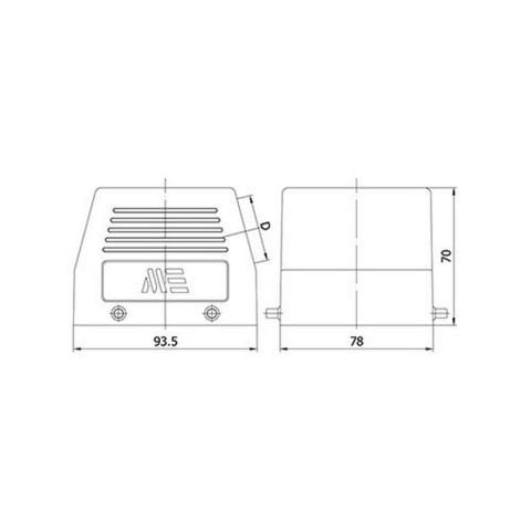 METE ENERJİ 12X35 A. ÇOKLU UZATMA FİŞ-2 YAN GİRİŞLİ 403155