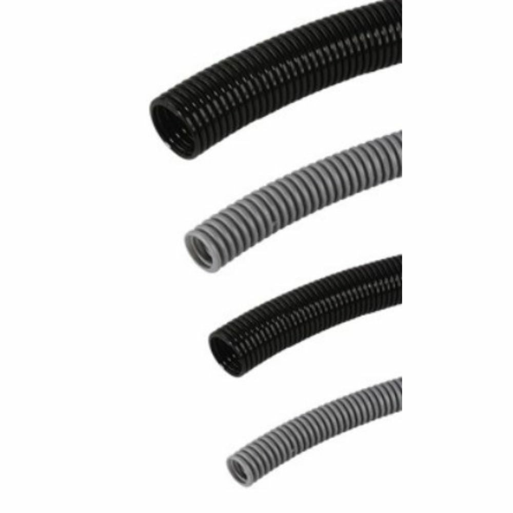 MUTLUSAN Ø21 İZOLELİ ÇELİK SPİRAL BORU (SİYAH) (50 METRE)