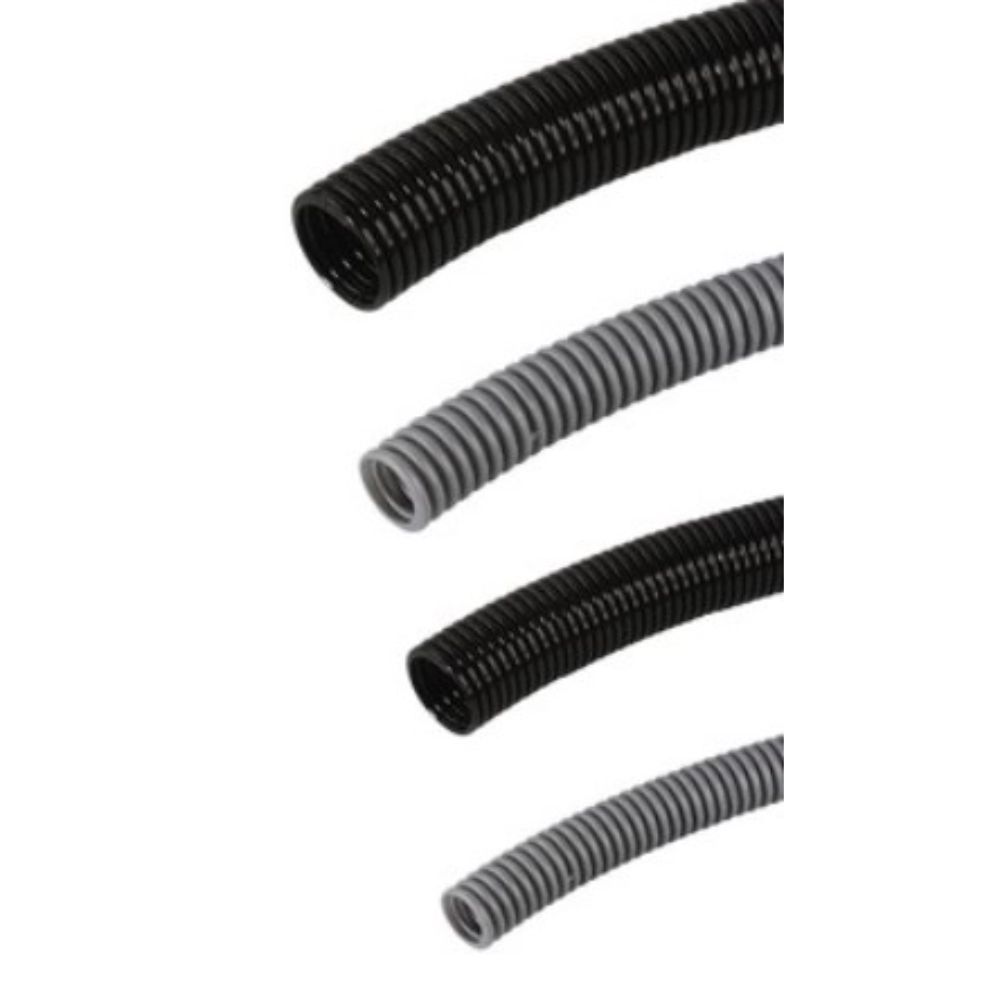 MUTLUSAN Ø21 İZOLELİ ÇELİK SPİRAL BORU (SİYAH) (50 METRE)