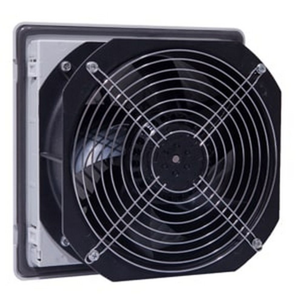 ÇETİNKAYA 250X250 FANLI HAVA PANJURU FİLTRELİ 225X225X80