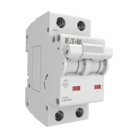 EATON CLM6-C16/2 Minyatür Devre Kesici - 6kA - C eğrisi - 2x16A-EATON