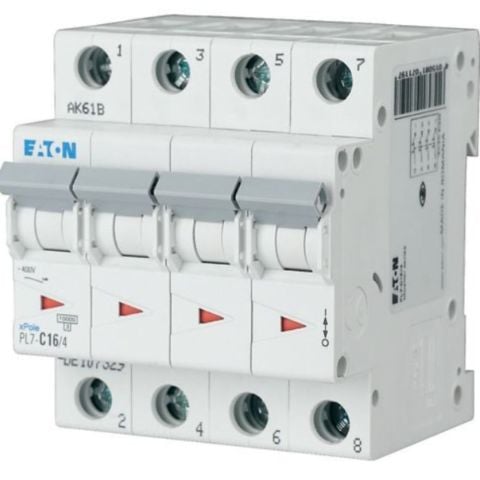 EATON PL7-C32-4 OTOMATİK SİGORTA-10KA-C EĞRİSİ-4X3-EATON 165183
