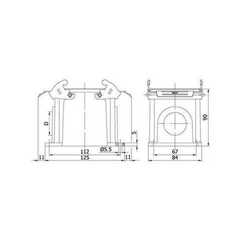 METE ENERJİ 12X35A. ÇOKLU DUVAR PRİZİ METAL MANDALLI 403181S