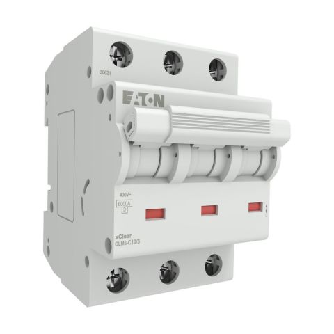EATON CLM6-C10/3 Minyatür Devre Kesici - 6kA - C eğrisi - 3x10A-EATON