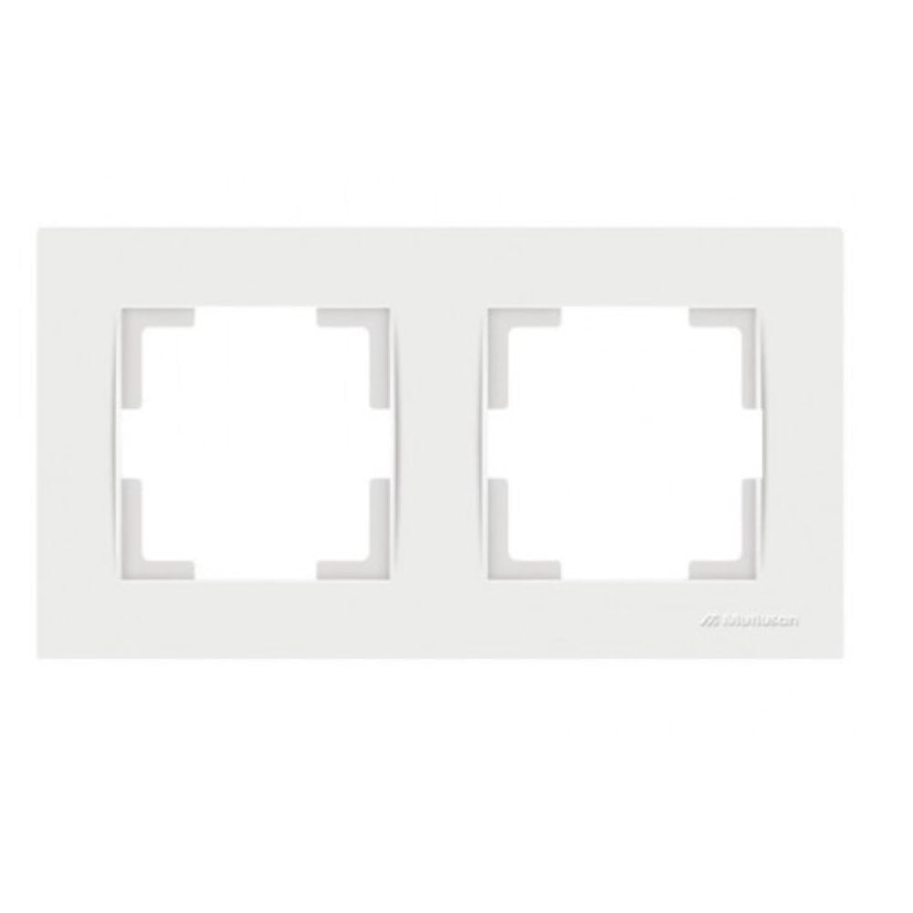 MUTLUSAN RİTA İKİLİ YATAY ÇERÇEVE BEYAZ