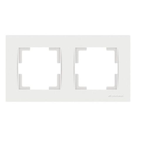 MUTLUSAN RİTA İKİLİ YATAY ÇERÇEVE BEYAZ