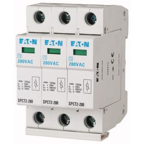 EATON SPCT2-280/3 PARAFUDR (C) 280VAC, 1.4KV, IN=3X20KA - 3P
