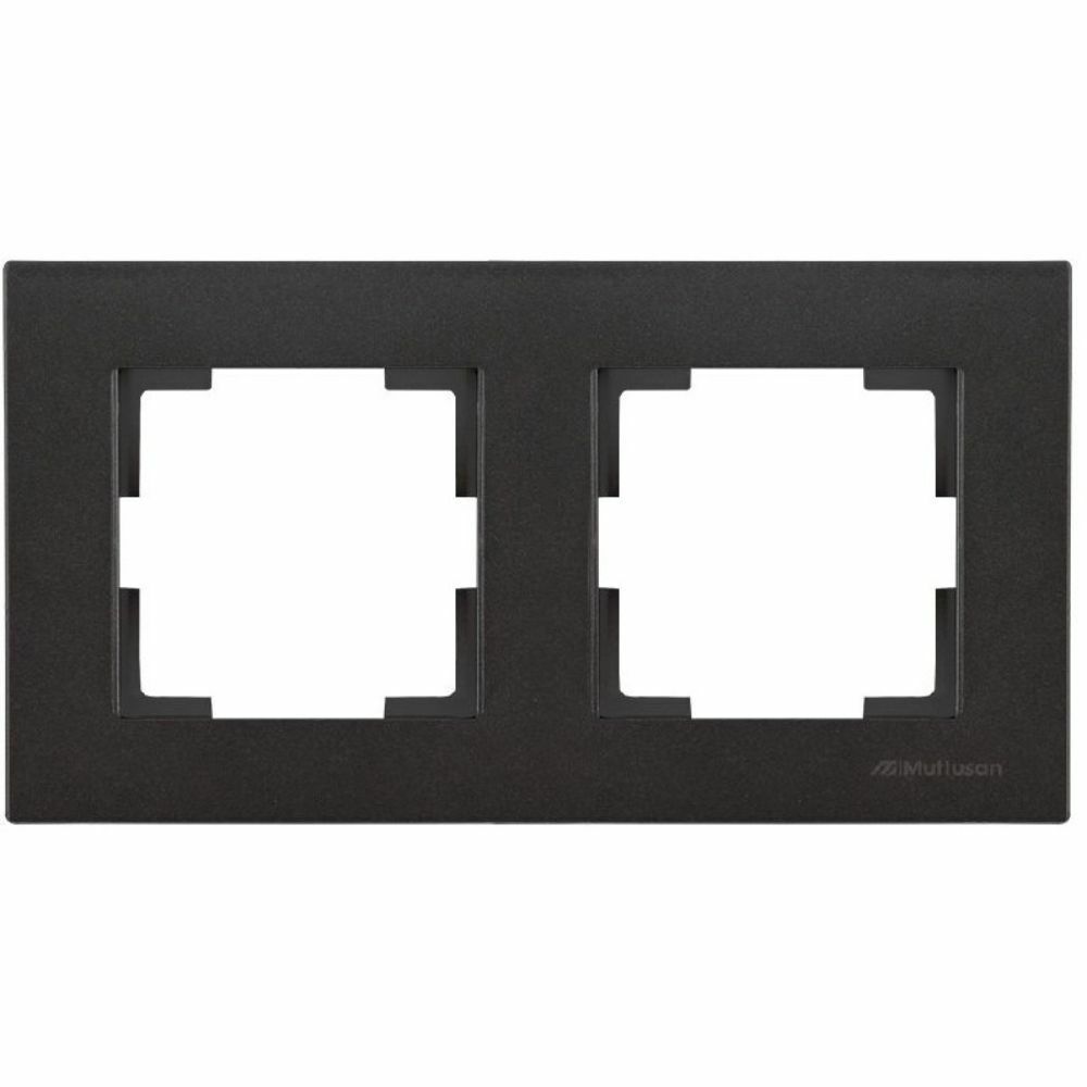 MUTLUSAN RİTA İKİLİ YATAY ÇERÇEVE SİYAH