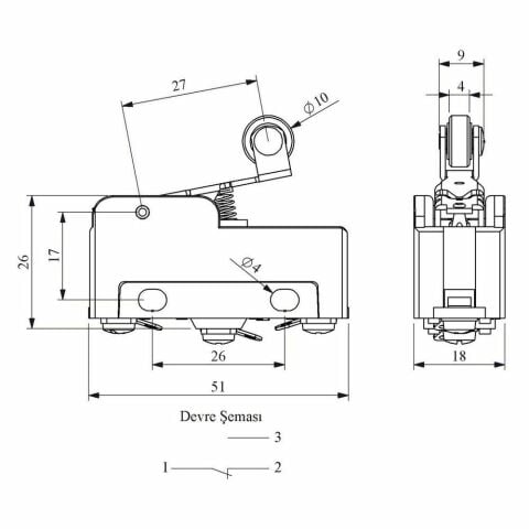 EMAS MN2MIM1 MİNİ SİVİÇ TİP 2 KISA KOLLU MET.MAKARALI