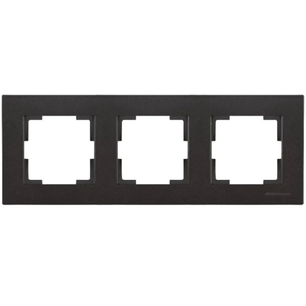 MUTLUSAN RİTA ÜÇLÜ YATAY ÇERÇEVE SİYAH