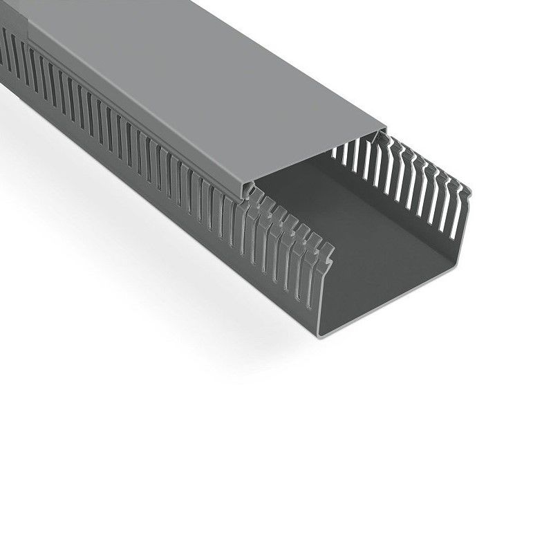 MUTLUSAN 60X100 KABLO KAN.(DELİKLİ)(GRİ)(16 METRE)
