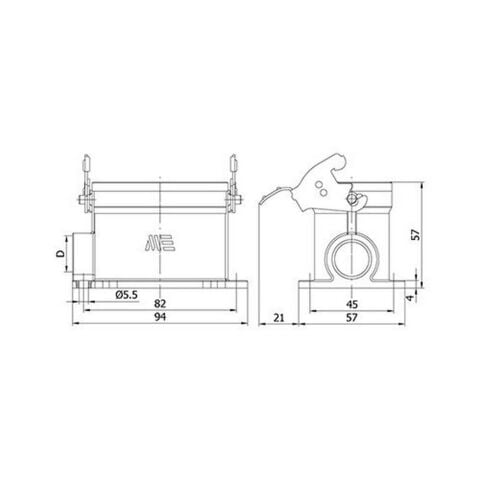 METE ENERJİ 10X16A. ÇOKLU DUVAR FİŞİ (TEK METAL MANDALLI) 403509S