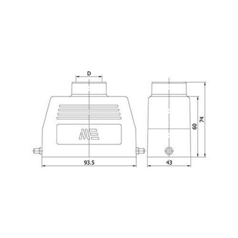 METE ENERJİ 16X16A. ÇOKLU UZATMA FİŞİ YAN PER. ÜST GİRİŞLİ 403520