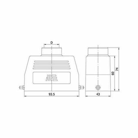 METE ENERJİ 16X16A. ÇOKLU UZATMA FİŞİ YAN PER. ÜST GİRİŞLİ 403520