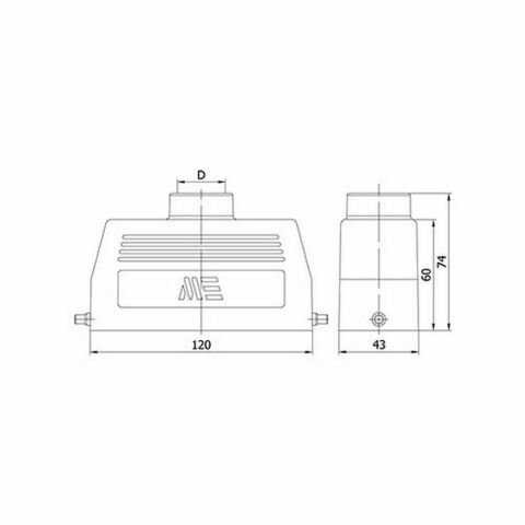 METE ENERJİ 24X16A. ÇOKLU UZATMA FİŞİ YAN PER. ÜST GİRİŞLİ 403540