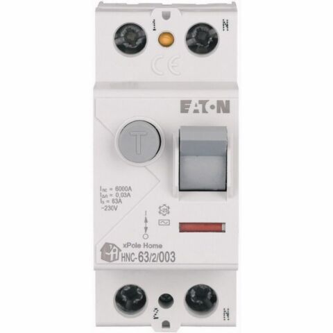 EATON 194692 HNC-63/2/003 KAÇAK AKIM KORUMA ŞALTERİ AC T- KAÇAK AKIM RÖLESİ