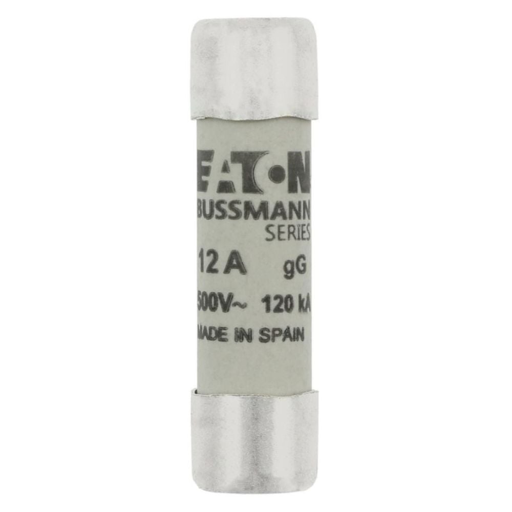 EATON C10G12 SİLİNDİRİK SİGORTA 10X38, GG/GL, 500V, 120KA - 12A