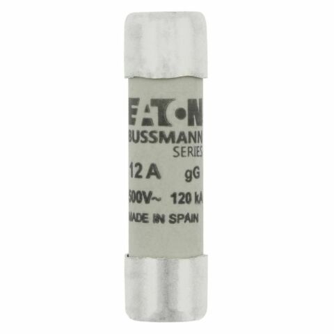 EATON C10G12 SİLİNDİRİK SİGORTA 10X38, GG/GL, 500V, 120KA - 12A