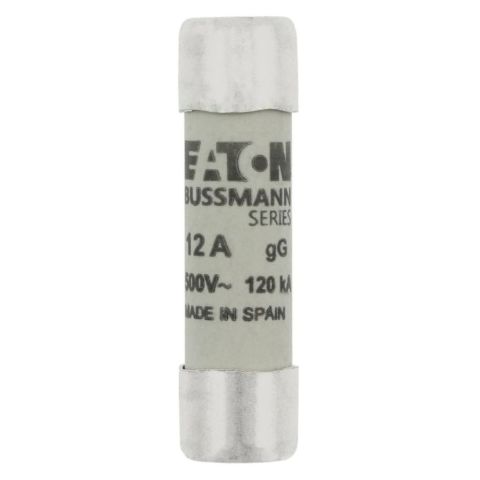 EATON C10G12 SİLİNDİRİK SİGORTA 10X38, GG/GL, 500V, 120KA - 12A