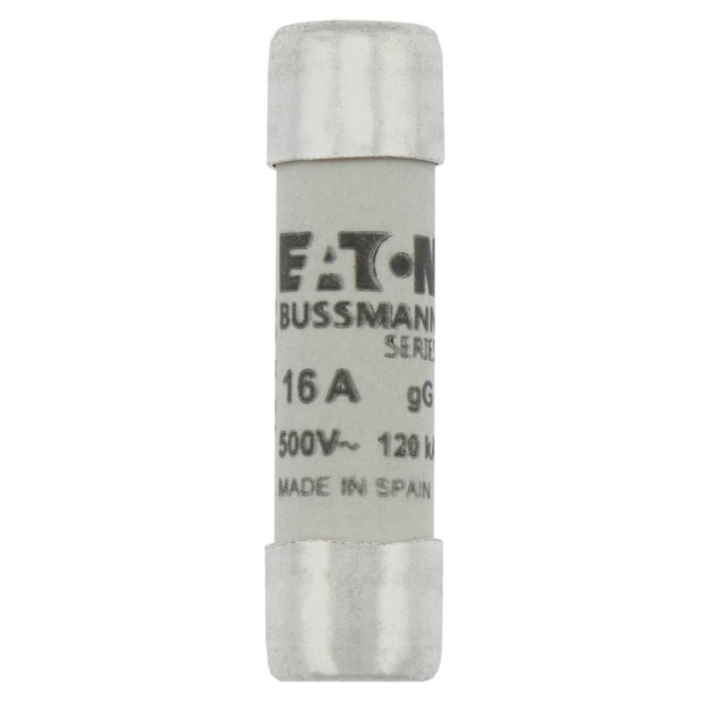 EATON C10G16 SİLİNDİRİK SİGORTA 10X38, GG/GL, 500V, 120KA - 16A