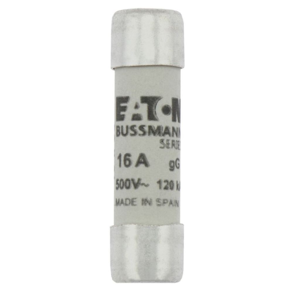 EATON C10G16 SİLİNDİRİK SİGORTA 10X38, GG/GL, 500V, 120KA - 16A