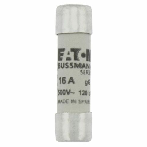EATON C10G16 SİLİNDİRİK SİGORTA 10X38, GG/GL, 500V, 120KA - 16A