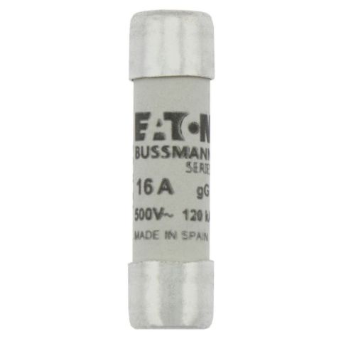 EATON C10G16 SİLİNDİRİK SİGORTA 10X38, GG/GL, 500V, 120KA - 16A