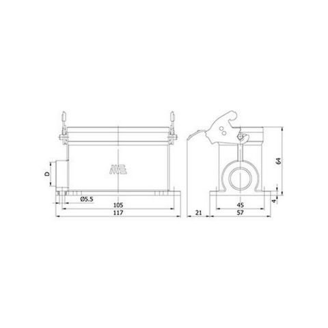 METE ENERJİ 6X35A. ÇOKLU DUVAR PRİZİ (TEK METAL MANDALLI) 403568S