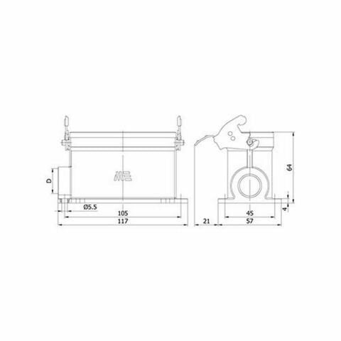 METE ENERJİ 6X35A. ÇOKLU DUVAR PRİZİ (TEK METAL MANDALLI) 403568S