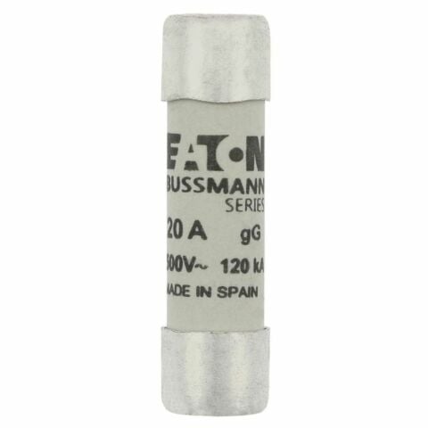 EATON C10G20 SİLİNDİRİK SİGORTA 10X38, GG/GL, 500V, 120KA - 20A