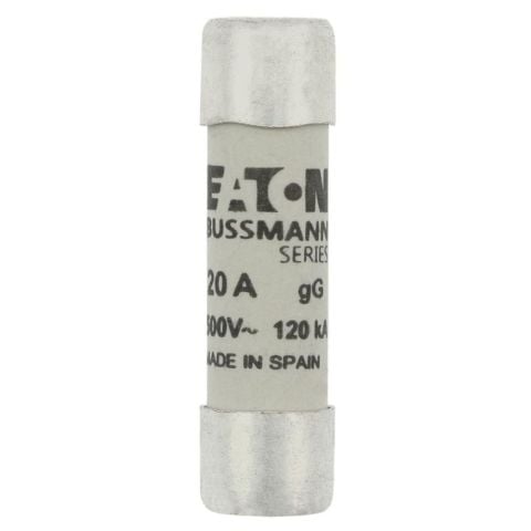 EATON C10G20 SİLİNDİRİK SİGORTA 10X38, GG/GL, 500V, 120KA - 20A