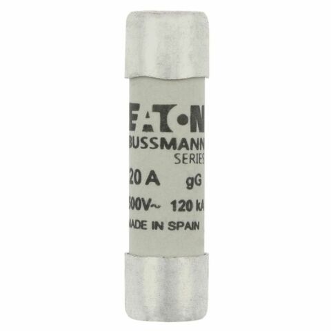 EATON C10G20 SİLİNDİRİK SİGORTA 10X38, GG/GL, 500V, 120KA - 20A