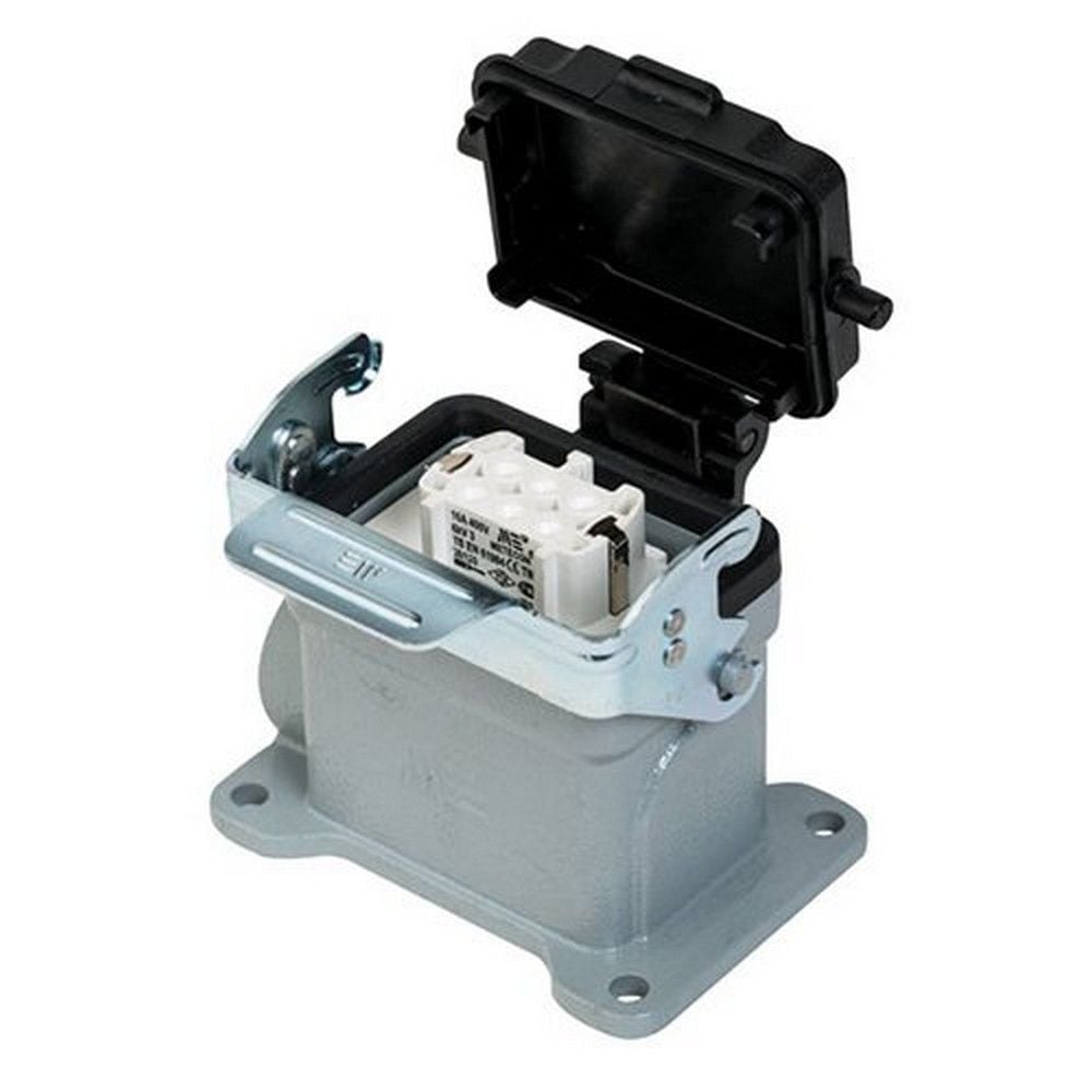 METE ENERJİ 6X16A. ÇOKLU DUVAR PRİZİ (MET.MANDAL MEN. KAP.LI) 403702S