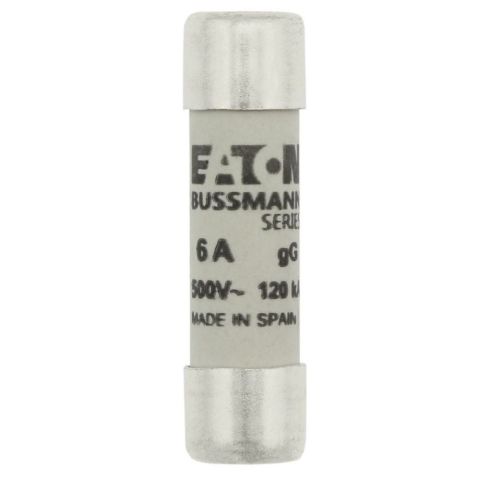 EATON C10G6 SİLİNDİRİK SİGORTA 10X38, GG/GL, 500V, 120KA - 6A