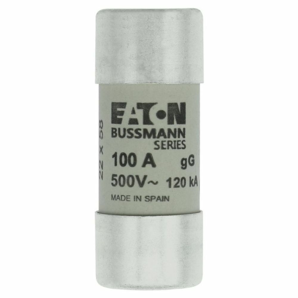 EATON C22G100 SİLİNDİRİK SİGORTA 22X58, GG/GL, 500V, 120KA - 100A