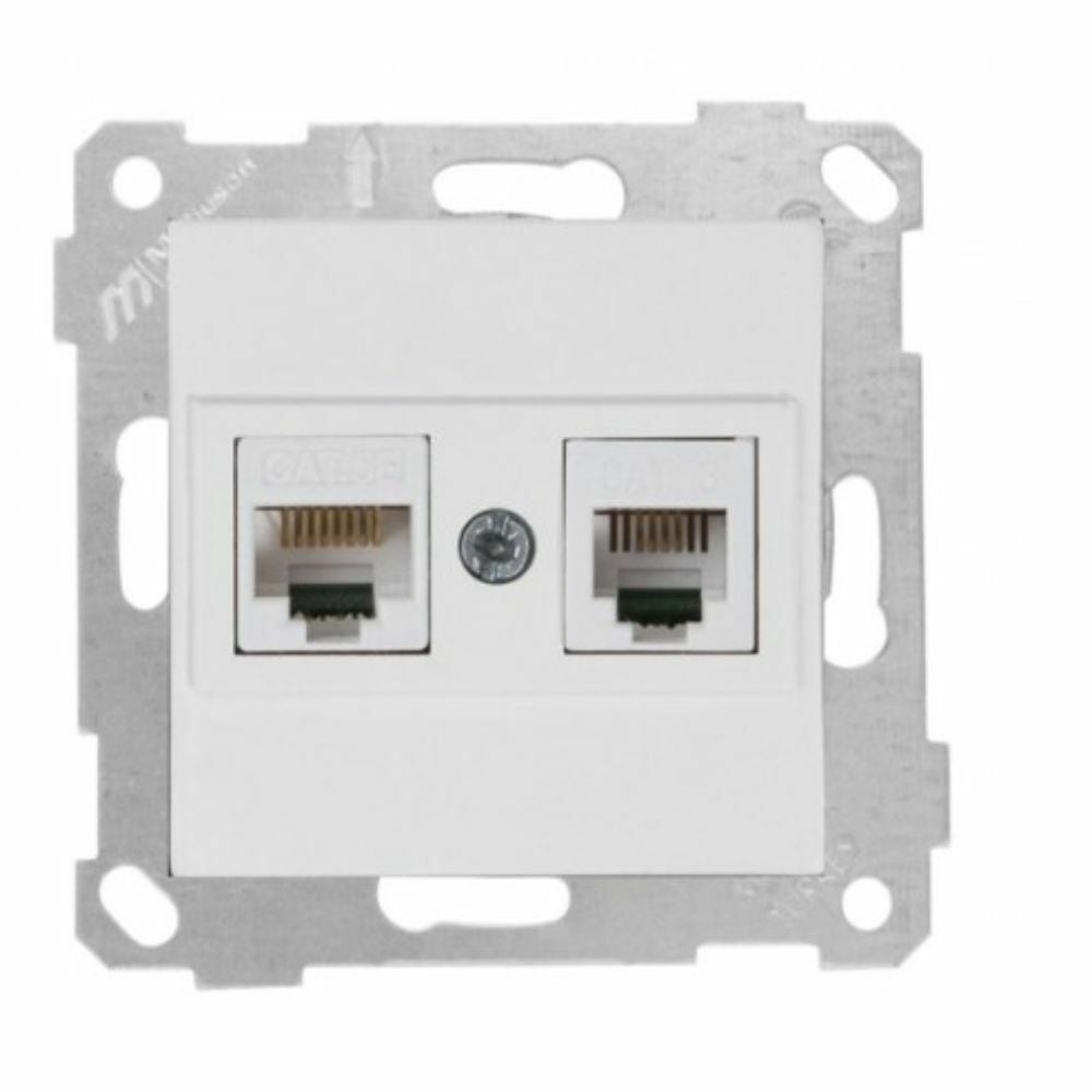 MUTLUSAN RİTA MEK TUŞ TLF DATA PRİZ (RJ12 CAT5E) BEYAZ