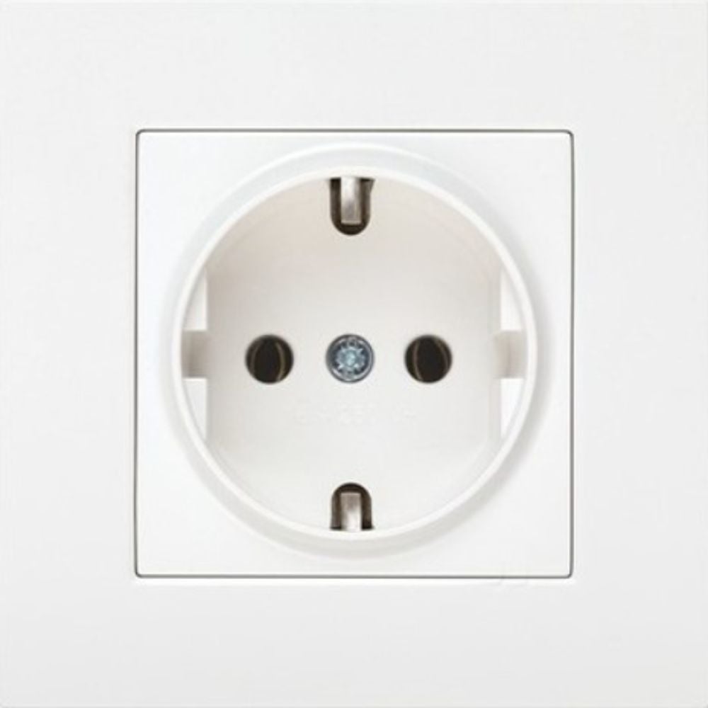 VİKO 90800001 TOPRAKLI PRİZ BEYAZ MEKANİZMA