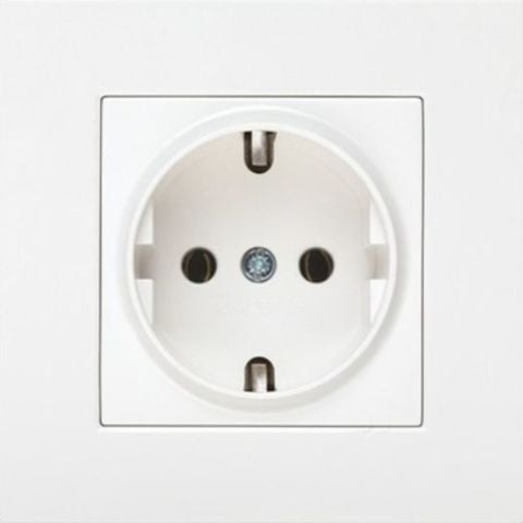 VİKO 90800001 TOPRAKLI PRİZ BEYAZ MEKANİZMA